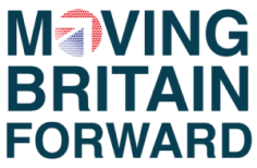Logo for Moving Britain Forward a campaign by the NACFB