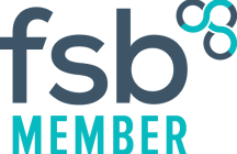 Logo for the Federation of Small Businesses who support and campaign for SMEs